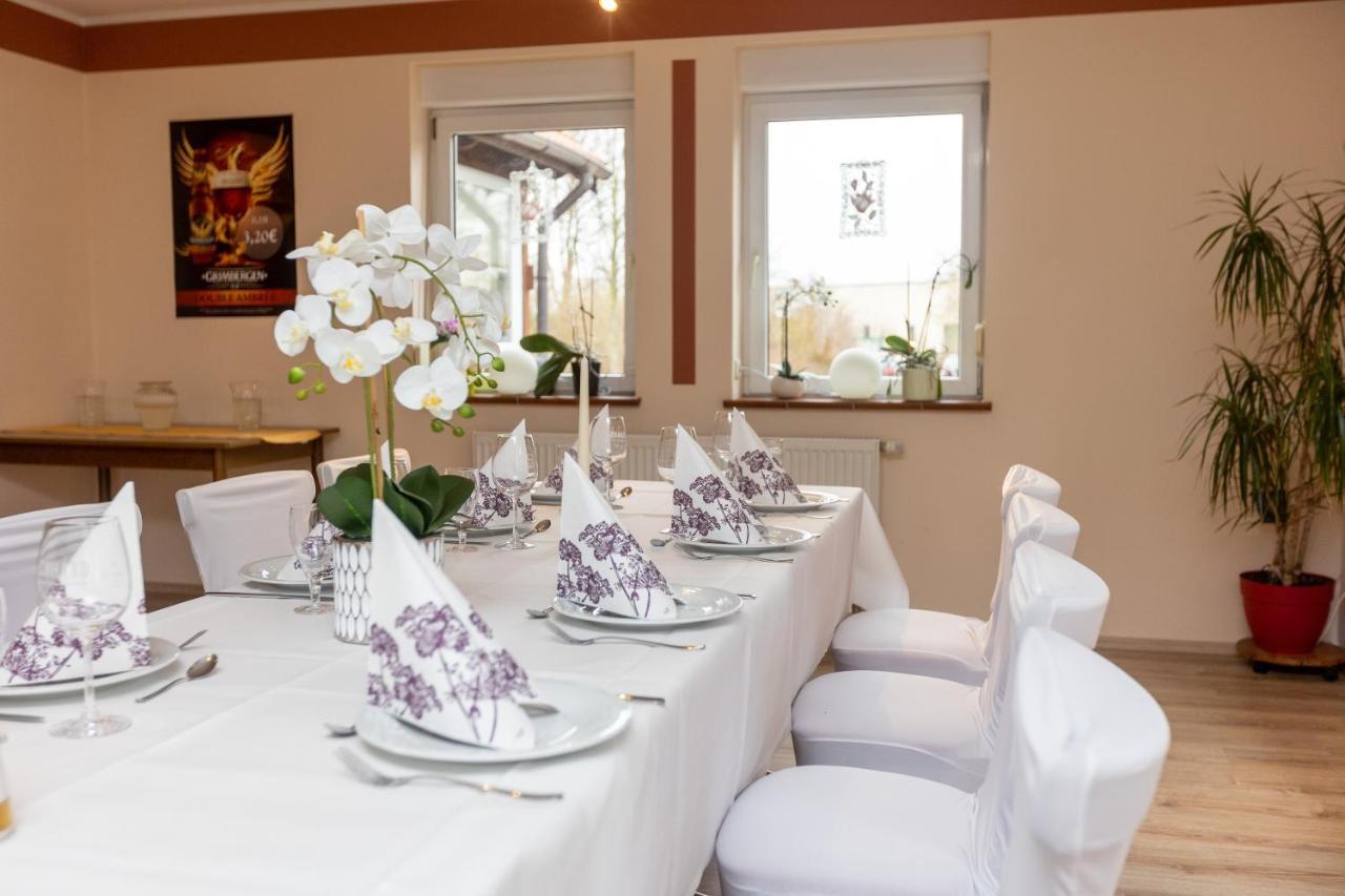 Pension Zum Lindeneck Lubz Luaran gambar